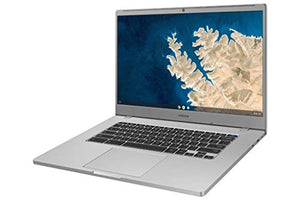 Samsung Chromebook 4 + Chrome OS 15.6" Full HD Intel Celeron Processor N4000 4GB RAM 32Gb Emmc Gigabit Wi-Fi -XE350XBA-K01US - Silver