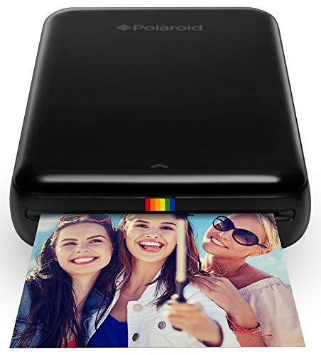 Zink Polaroid ZIP Wireless Mobile Photo Mini Printer (Black) Compatible w/ iOS & Android, NFC & Bluetooth Devices