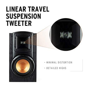 Klipsch Synergy Black Label B-200 Bookshelf Speakers with Tractrix Horn Technology and efficient Design