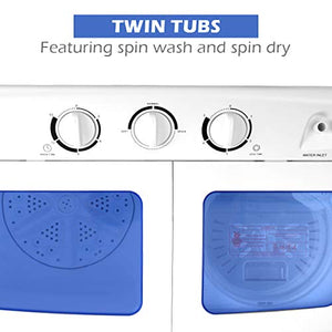 See why the Giantex Portable Mini Compact Twin Tub Washing Machine is blowing up on TikTok.   #TikTokMadeMeBuyIt