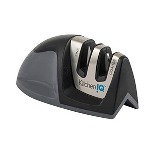 Retail therapy is for treating yourself.  Consider the KitchenIQ 50009 Edge Grip 2-Stage Knife Sharpener.