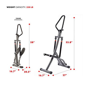 Sunny Health & Fitness SF-1115 Folding Climbing Stepper Step Machine