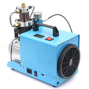High-Pressure Electric Air Compressor Pump 4500 PSI 30 MPa 300 BAR High Pressure System Rifle PCP Paintball Fill Station for Fire Fighting and Diving