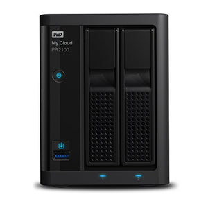 WD Diskless My Cloud Pro Series PR2100 Network Attached Storage - NAS - WDBBCL0000NBK-NESN