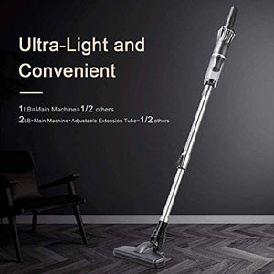 MOOSOO Cordless Vacuum Cleaner, 13Kpa Strong Suction 3 in 1 Stick Vacuum Brushless Motor Ultra Lightweight for Home Hard Floor Carpet K13