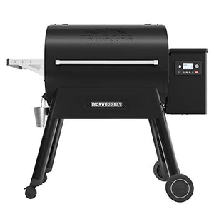 Traeger Grills Ironwood 885 Wood Pellet Grill and Smoker with Alexa and WiFIRE Smart Home Technology, Black