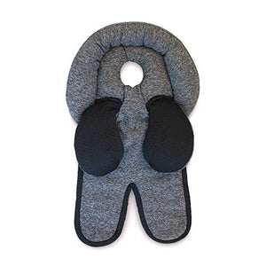 Boppy Head & Neck Support, Charcoal Heathered, Head Support for Infants, Grey