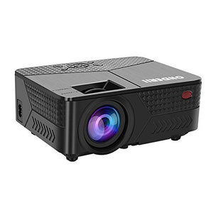 OHDERII Projector, 5500 Lumens Projector，1080p Supported Maximum 200" Display, Compatible with HDMI, VGA and USB for Gaming, Movies, Ultra Quiet Long Lasting 40,000 Hour Operating Life