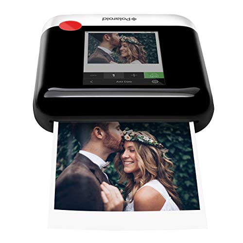 Zink Polaroid WiFi Wireless 3x4 Portable Mobile Photo Printer (White) with LCD Touch Screen, Compatible w/ iOS & Android