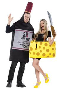 See why this Matching Wine and Cheese Costume is as simple, quick, and easy as it comes for this Halloween. We've curated the perfect list of best friends and couples Halloween costume ideas for you to be inspired from. Whether looking for quick easy simple costumes, matching characters costumes, or a punny Halloween pun costume, we'll help you decide!