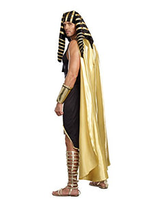See why this Men's Pharaoh Costume is as simple, quick, and easy as it comes for this Halloween. We've curated the perfect list of best friends and couples Halloween costume ideas for you to be inspired from. Whether looking for quick easy simple costumes, matching characters costumes, or a punny Halloween pun costume, we'll help you decide!
