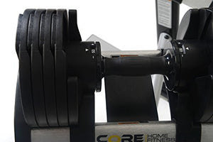 Come see why these Adjustable Dumbbells Set 5-50 lbs by Core Home Fitness are blowing up on social media!