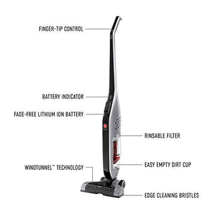 Hoover BH50010 Linx Cordless Stick Vacuum Cleaner, Lightweight, Grey
