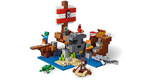LEGO Minecraft The Pirate Ship Adventure 21152 Building Kit (386 Pieces)