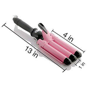 See why the Alure Three Barrel Curling Iron Wand with LCD Temperature Display is blowing up on TikTok.   #TikTokMadeMeBuyIt