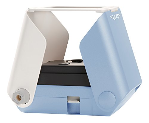 KiiPix Smartphone Picture Printer, Blue | Instantly Print Fun, Retro-Style Photos Right from Smartphone Screen | Portable | No Batteries Required | Great for Crafts, Parties and More!
