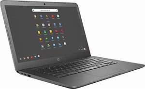 Newest HP 14-inch Chromebook HD Touchscreen Laptop PC (Intel Celeron N3350 up to 2.4GHz, 4GB RAM, 32GB Flash Memory, WiFi, HD Camera, Bluetooth, Up to 10 hrs Battery Life, Chrome OS , Black )