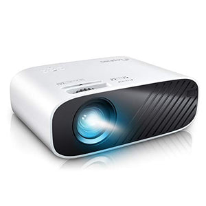 ELEPHAS 2020 Mini Movie Projector, 5000 LUX Full HD 1080P Video Projector, with 50, 000 Hours LED Lamp Life and 200" Display, Compatible with USB/HDMI/VGA/Laptop/iPhone/TV Stick/TF Card