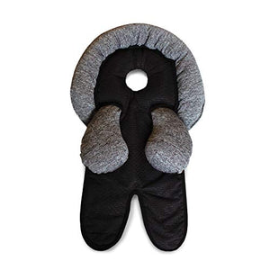 Boppy Head & Neck Support, Charcoal Heathered, Head Support for Infants, Grey