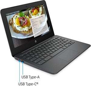 Newest Flagship HP Chromebook, 11.6" HD (1366 x 768) Display, Intel Celeron Processor N3350, 4GB LPDDR2, 32GB eMMC, Chrome OS, HD Graphics 500, 11A-NB0013DX, Ash Gray