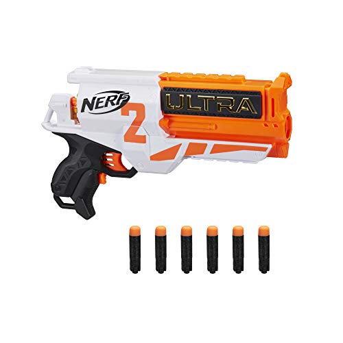 NERF Ultra Two Motorized Blaster | Fast-Back Reloading | Includes 6 Ultra Darts