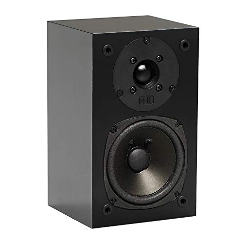 NHT SuperZero 2.1 Premium Home Theater Bookshelf Speaker - Clean, Hi-Res Audio | Sealed Box | Mini-Monitor | Single Unit, Gloss Black