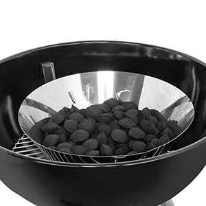 only fire Stainless Steel BBQ Vortex Turns Charcoal Kettle into a Powerful Smoker and Better Grill