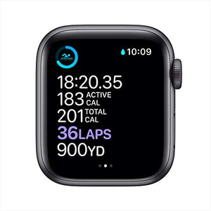 New Apple Watch Series 6 (GPS, 40mm) - Space Gray Aluminum Case with Black Sport Band