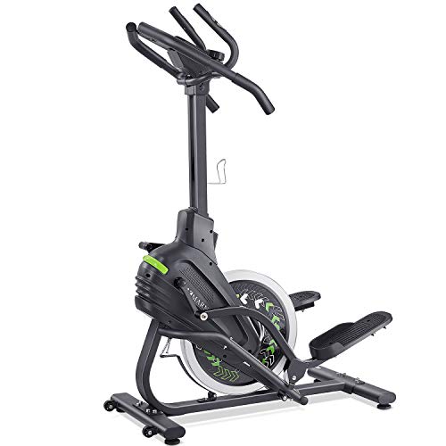 MARNUR Stepper Elliptical Machine Trainer Elliptical Climber with 20LBS Large Flywheel & Crank Technology for Exercise Workout at Home