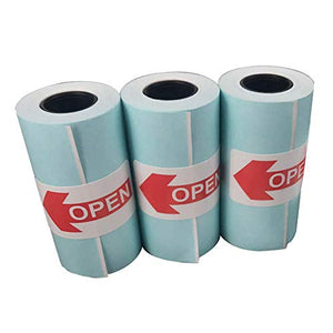 Self-Adhesive Thermal Paper Rolls 57 x 30mm - Sticker Thermal Paper for Paperang Mini Photo Printer - 3 Thermal Paper - for Fun, Study, Work - Small Size, for Mini Printer