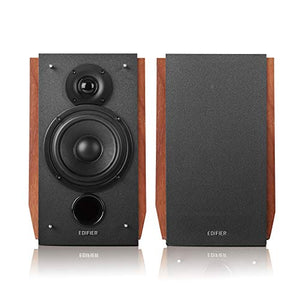 Edifier R1700BTs Active Bookshelf Speakers - Bluetooth v5.0, 2.0 Wireless Near Field Studio Monitor Speaker - 66w RMS with Subwoofer Line Out - Wooden Enclosure