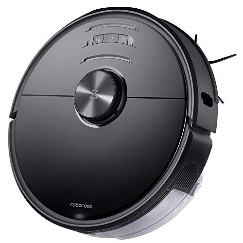 Roborock | S6 MaxV Robot Vacuum Cleaner & Mop | ReactiveAI | Lidar Navigation | 2500Pa Strong Suction | Intelligent Mopping | Black