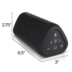 OontZ Angle 3 Ultra (3rd Gen) 5.0 Bluetooth Speaker (Updated), 14 Watts, Hi-Quality Sound & Bass, 100 Ft Wireless Range, Play Two Speakers Together, IPX7, Bluetooth Speakers by SoundWorks (Black)