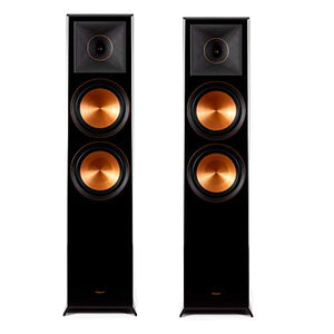 Klipsch Reference Premiere RP-8000F Floorstanding Speaker with Tractrix Horn-Loading Technology (Piano Black (Pair))