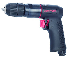 SUNTECH SM-75-7500-02 3/8" Reversible Air drill, 2,000rpm, Black