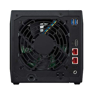 Asustor AS5304T | Gaming Inspired Network Attached Storage | 1.5GHz Quad-Core, Two 2.5GbE Port, 4GB RAM DDR4, 4GB eMMC Flash Memory | Personal Private Cloud (4 Bay Diskless NAS)