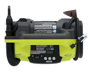 Ryobi P731 One+ 18v Dual Function Power Inflator/Deflator Cordless Air Compressor Kit w/ Adapters (Battery Not Included, Tool Only) (Renewed)