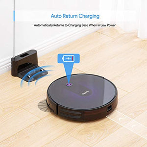 Robot Vacuum, Bagotte Upgraded 2000Pa Strong Suction Robotic Vacuum Cleaners, Boost Intellect, 2.7in Thin, Super Quiet, Self-Charging with Boundary Strips, for Hardwood Floor Carpet Tile Pet Hair