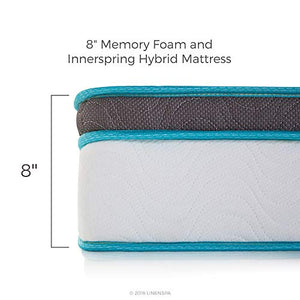 Linenspa Memory Foam Hybrid Mattress 8 in