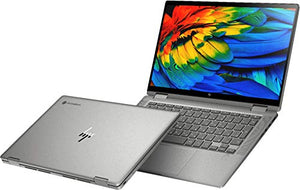 2020 Newest HP x360 2-in-1 14-inch FHD Touchscreen Chromebook 10th Gen. Intel Core i3-10110U, 8GB RAM, 64GB eMMC, B&O Audio, WiFi 6, Backlit Keyboard, Fingerprint Reader - Mineral Silver