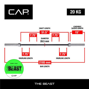 Come see why the Cap Barbell 7' Olympic Bar is blowing up on social media!