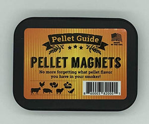 Pellet Label Magnets For Your Pellet Smoker Perfect Accessory For Every Meat Smoker Outdoor Waterproof Magnetic
