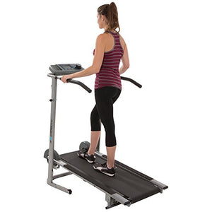 Exerpeutic 100XL High Capacity Magnetic Resistance Manual Treadmill with Heart Pulse System