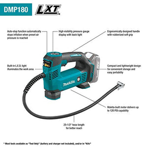 Makita DMP180SYX 18V LXT Lithium-Ion Cordless Inflator Kit (1.5Ah)