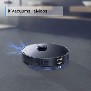 360 S7 Pro Robot Vacuum and Mop with Mapping Technology, 2200 Pa, Multi-Floor Mapping, Selective Room Cleaning, No-Go Lines, No-Mop Zones, Hardwood, Tile, Low-Medium Pile Carpet, Works with Alexa