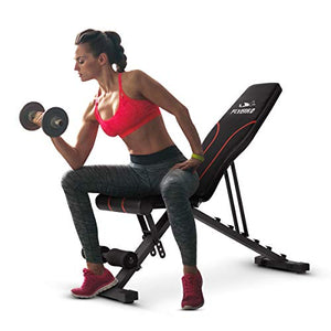 FLYBIRD | Adjustable Bench, Utility Weight Bench for Full Body Workout