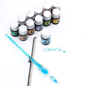See why the Mancola Glass Dipped Pen Ink Set is blowing up on TikTok.   #TikTokMadeMeBuyIt 