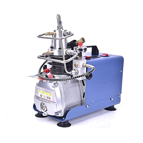 YONG HENG High Pressure Air Compressor Pump, Auto-Stop 110V 30Mpa Electric Air Pump Air Rifle PCP 4500PSI Paintball Fill Station for Fire Fighting and Diving