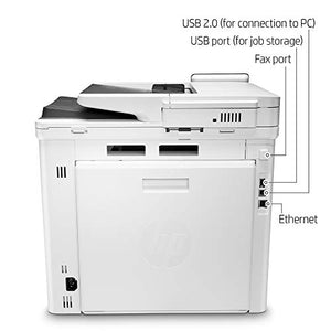 HP Color Laserjet Pro Multifunction M479fdw Wireless Laser Printer with One-Year