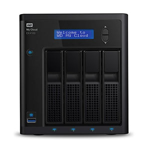 WD 8TB My Cloud EX4100 Expert Series 4-Bay Network Attached Storage - NAS - WDBWZE0080KBK-NESN